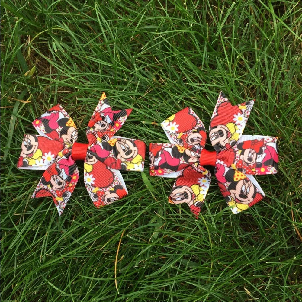 Minnie Mouse Hair Bows 2pk‎